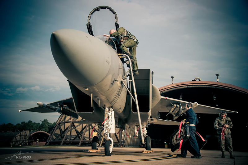 Illustration for article titled This Photo Tour Of The USAF's "Grim Reapers" F-15 Squadron Will Give You Shivers